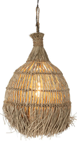 J-Line hanglamp Twist - gras - naturel - medium