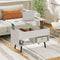 Coast Lift Top Salontafel - 120 x 60 x 45 cm - Ergonomisch werkblad - Wit