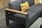 Garden Impressions Cube Loungebank Teak - Black