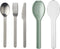 Mepal Ellipse - Bestekset 3-delig - RVS - Nordic sage