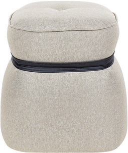 MONTEREY - Poef - Beige - Linnen
