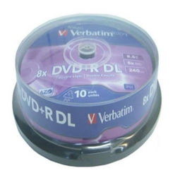 Verbatim DVD+R 8,5GB DL 8x - Cakebox (10x)