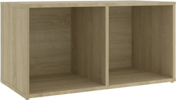 vidaXL - Tv-meubel - 72x35x36,5 - cm - bewerkt - hout - sonoma - eikenkleurig