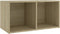 vidaXL - Tv-meubel - 72x35x36,5 - cm - bewerkt - hout - sonoma - eikenkleurig
