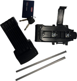 ABUS Bordo Granit XPlus 6500K/120 - Vouwslot - 5,5 mm Staven - Zwart