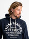 Petrol Industries - Heren Hoodie - Geborduurd logo - Blauw - Maat XXXL