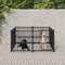 vidaXL - Hondenkennel - voor - buiten - 7,51 - m² - staal