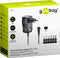 goobay Universele voeding 3-12 V 0,6 A - Voedingseenheid voor keyboards