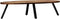 vidaXL - Salontafel - ovaal - 120x60x30 - cm - massief - gerecycled - teakhout