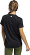 adidas 3 Bar Logo - Sportshirt Dames - Waterabsorberend en zacht - Zwart/Wit