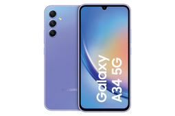 Samsung Galaxy A34 - Paars - 128 GB - Dubbele fysieke simkaart