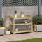 vidaXL - Oppottafel - met - schappen - 108x45x86,5 - cm - geïmpregneerd - hout