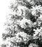 vidaXL - Kunstkerstboom - half - met - sneeuw - smal - 120 - cm