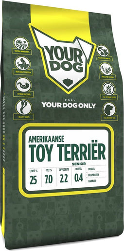 Yourdog Amerikaanse toy terriër Rasspecifiek Senior Hondenvoer 6kg | Hondenbrokken