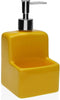 Zeepdispenser Geel Met Bakje
