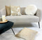 Dutch Decor LEWIS - Kussenhoes 45x45 cm - fluweel - met sierrand - Semolina - beige - met rits - zonder binnenkussen