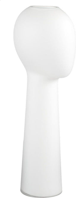 PTMD Adali Vaas - 18 x 15 x 50 cm - Glas - Mat wit