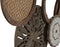 Wanddecoratie Home ESPRIT Natuurlijk Cirkels 75 x 4,5 x 38 cm