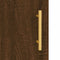 vidaXL - Dressoir - 69,5x34x90 - cm - bewerkt - hout - bruin - eikenkleur