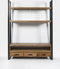Livingfurn - TV Meubel TV- Nairobi High 150 cm - Mangohout / Gecoat Staal