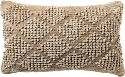 Dutch Decor ELIO - Kussenhoes 30x50 cm - Pumice Stone - beige - met rits - zonder binnenkussen