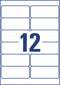 Avery afneembare weerbestendige etiketten Ft 99,1 x 42,3 mm (b x h), wit, doos van 240 etiketten