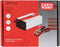 Carpoint Omvormer - 12V naar 230V - 600W met accuklemmen en USB - Grijs