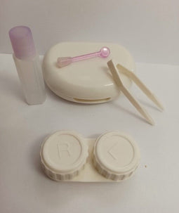 Lenzenset compleet met spiegel kleur wit