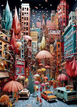 Heye 30101 - Puzzel 1000 stukjes - White Street Canyon - 70 x 50 cm
