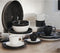 S&P - MIELO - Black - Kop-en-schotel - 20 cl - Set van 4