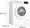 Bosch WAN2827YFG - Wasmachine - 1400 rpm - 8 kg - Iron Assist - Energielabel A - Wit