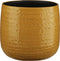 Mica Decorations Floyd Bloempot - H23,5 x Ø28 cm - Okergeel