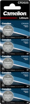 Camelion CR2025 - Lithiumbatterijen 3V - Lange levensduur - 5 stuks