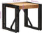 vidaXL - Salontafel - 40x40x35 - cm - massief - ruw - mangohout