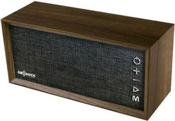 Go Rock Retro Bluetooth Speaker - Dark Wood - Krachtig en Helder Geluid