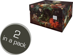 Dutch Design Brand - Dutch Design Storage Box Small - Opbergbox - Bewaardoos - Bloemen - Stillleven - Kunst - 17e eeuw - Flowers