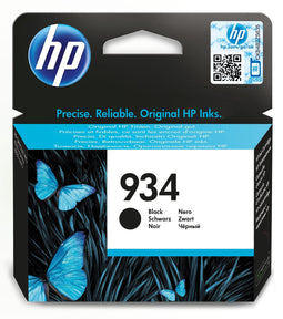 HP 934 - Inktcartridge - Origineel - Zwart