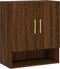 vidaXL - Wandkast - 60x31x70 - cm - bewerkt - hout - bruin - eikenkleur