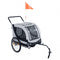 Coast PW10167WH - Fietskar honden - 2-in-1 hondenbuggy tot 80 kg - Wit