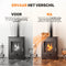 Vulpes Goods® Tech - Houtkachel Ventilator PRO - 8 Bladen dubbele ventilatoren - Inclusief thermometer & handschoen