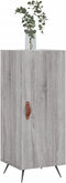 vidaXL - Dressoir - 34,5x34x90 - cm - bewerkt - hout - grijs - sonoma - eikenkleurig