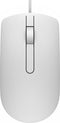 Dell MS116 - Optische muis - USB Type-A 1000 DPI Ambidextrous - Wit