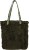Enrico Benetti Teddy Shopper 66653 - Hoofdvak met rits - Olijf groen