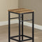 SoBuy OGT10-PF - Bistrotafel 3-delige set - 1x tafel + 2x stoelen - Bruin