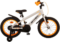 Volare Rocky - Kinderfiets - 16 inch - Handrem en terugtraprem - Grijs