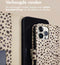 iMoshion Hoesje Geschikt voor iPhone 12 Pro / 12 Hoesje Met Pasjeshouder - iMoshion Design Bookcase smartphone - Meerkleurig / Black And White Dots