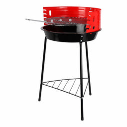 Barbecue BBQ Collection - Barbecue - 33 X 32 X 55 CM - Zwart Rood