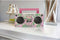 GPO BRONXPINK - Draagbare bluetooth speaker - Jaren '80 - Roze
