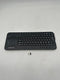 Logitech K400r - Draadloos Toetsenbord - Multi-touch touchpad - Zwart