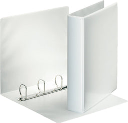 Esselte Panorama Deluxe 4D-Rings Ringband voor A4 Documenten - Rugbreedte van 51 mm - Wit